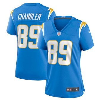 womens nike wes chandler powder blue los angeles chargers re